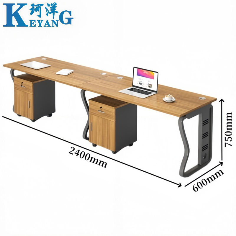 珂洋 屏风工位 两人位含柜 套高清大图