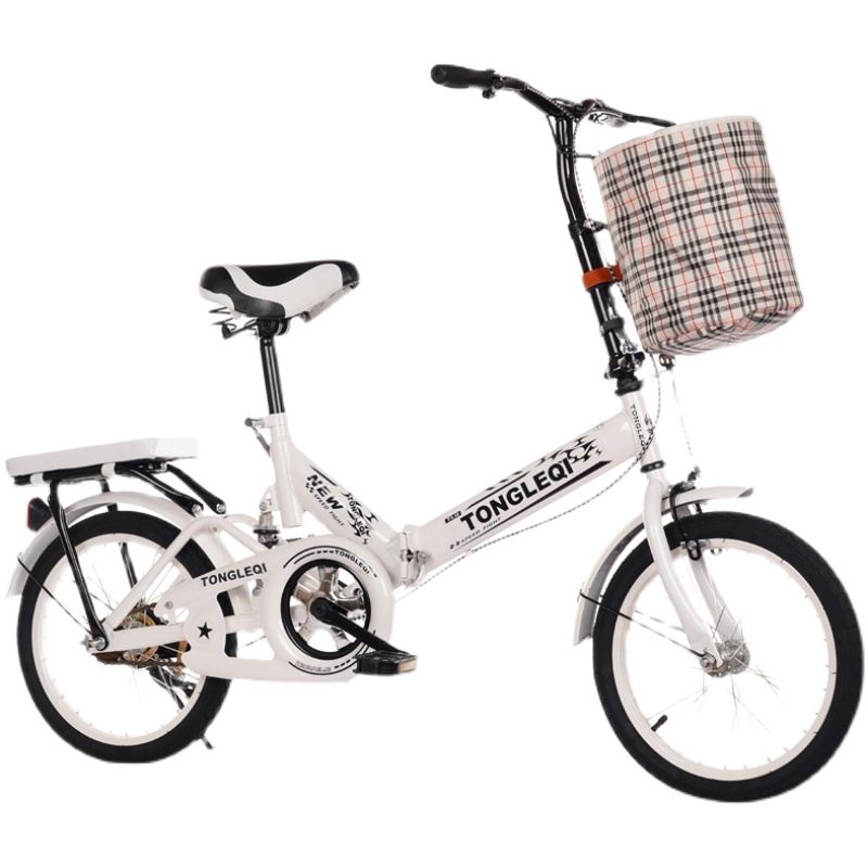 新款折叠自行车闪电客20寸22寸男孩女孩减震车公主车青少年成人女士