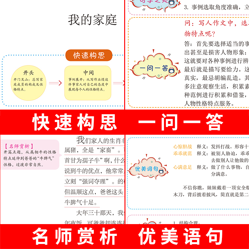 小学生功能分类作文(三) 小学通用 [正版]小学生功能分类作文(三):获奖作文解析 十年考场作文大全