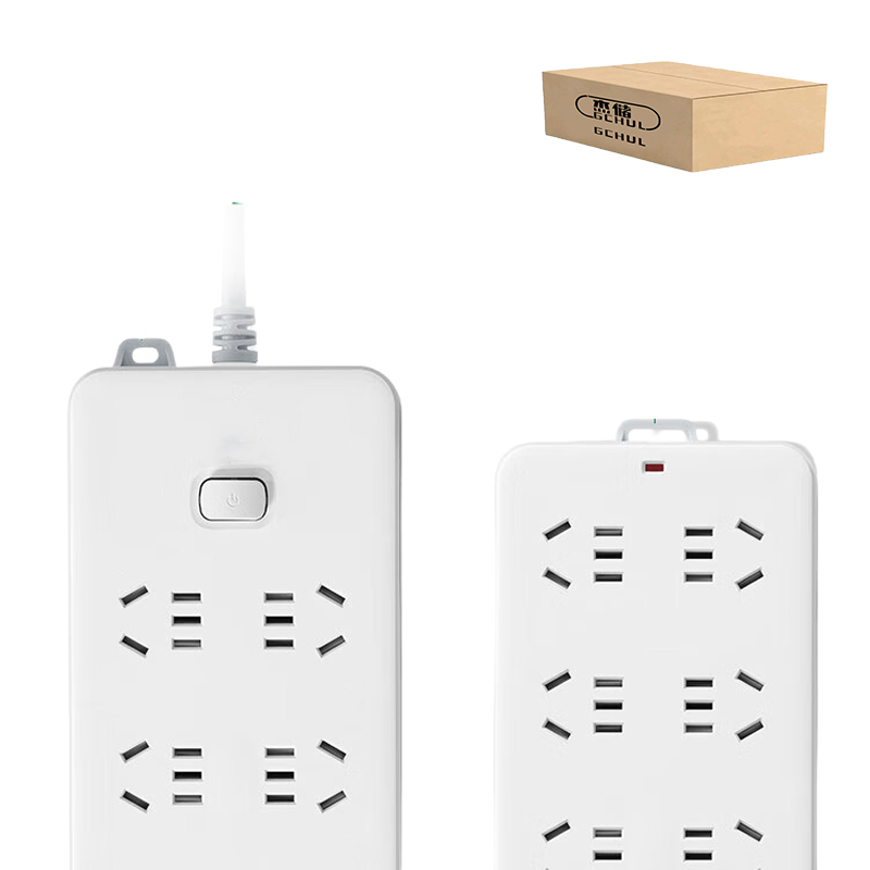 杰储(GCHUL) CPP120 5米 8插位 2500W 接线板 (计价单位:个) 白色高清大图