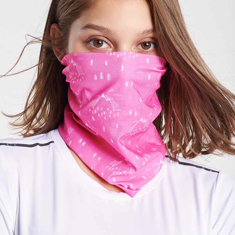 伯希和户外百变魔术头巾男女夏季多功能脖套运动围脖防晒骑行面罩海鸥