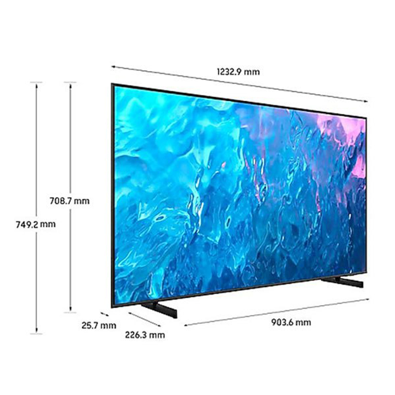 三星QA55Q70ZAJXX 55英寸量子点4K处理器120Hz 智能网络 WiFi 语音 投屏 AI语音HDR平板电视
