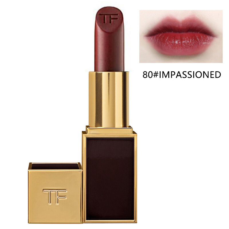 Tom Ford汤姆福特TF口红18年TF白管黑管新品细管口红润唇膏3g 80#IMPASSIONED