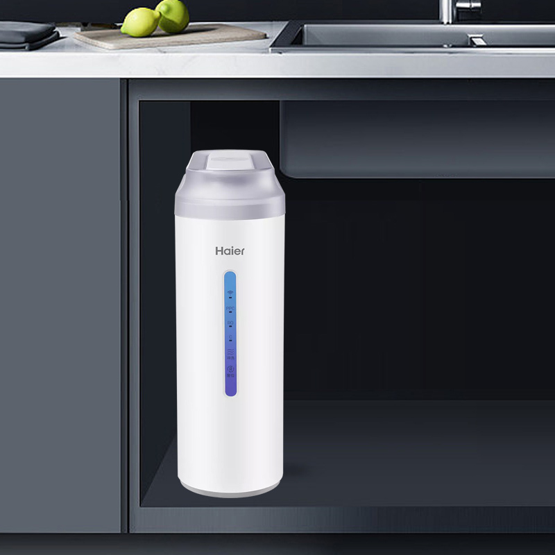 海尔(Haier)净水机HRO600C-WU1家用直饮双膜净化600G大通量智能反渗透六级复合滤芯WIFI智控纯净双出水高清大图