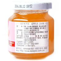 丘比(KEWPIE) 苹果果酱清甜味135 克 瓶装调味品酱料沙拉汁酱 美味早餐伴侣 面包糕点 烘焙材料调味酱 厨房调味
