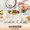 美的(Midea)电饭煲MB-3E91LS家用0涂层316L内胆小型米汤分离3L不锈钢内胆电饭锅煮饭锅智能米饭锅