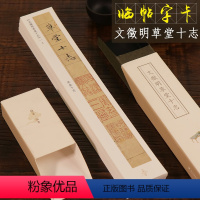 【正版】文徵明草堂十志 近距离临摹字帖碑帖 文征明草堂楷书小楷原碑帖高清临帖卡片琴赋草堂十志 初学者毛笔书法入门练习十