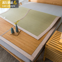 凉竹席席双面席1.8海绵蔺席碳化竹席可折叠1.5米定制竹凉席 三维工匠