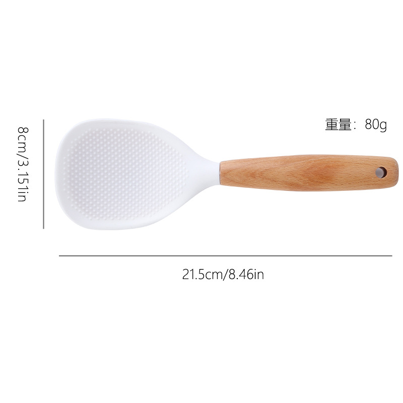 梵澜狸饭勺D80 个 白色