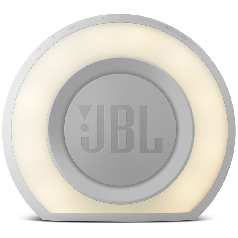 JBL HORIZON 2音乐地平线二代 桌面音箱 卧室迷你音响 蓝牙立体声多媒体音箱 带闹钟收音机充电 夜灯 灰色