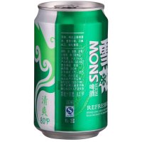 雪花啤酒 清爽拉罐 330ml/罐
