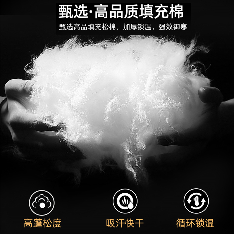 啄木鸟棉服男款冬季2025新款加绒加厚保暖棉袄男士加厚棉衣外套Y高清大图