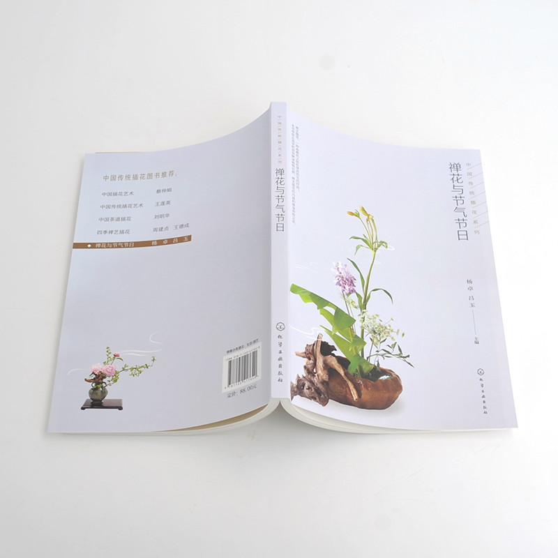 [正版]禅花与节气节日 插花艺术与格律诗词结合的中国传统插花二十四节气岁时文化 禅艺插花生活指导 中式传统插花艺创作欣赏高清大图