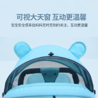 华婴轻便婴儿推车高景观易折叠车可坐可躺单手收车一键收车婴儿车