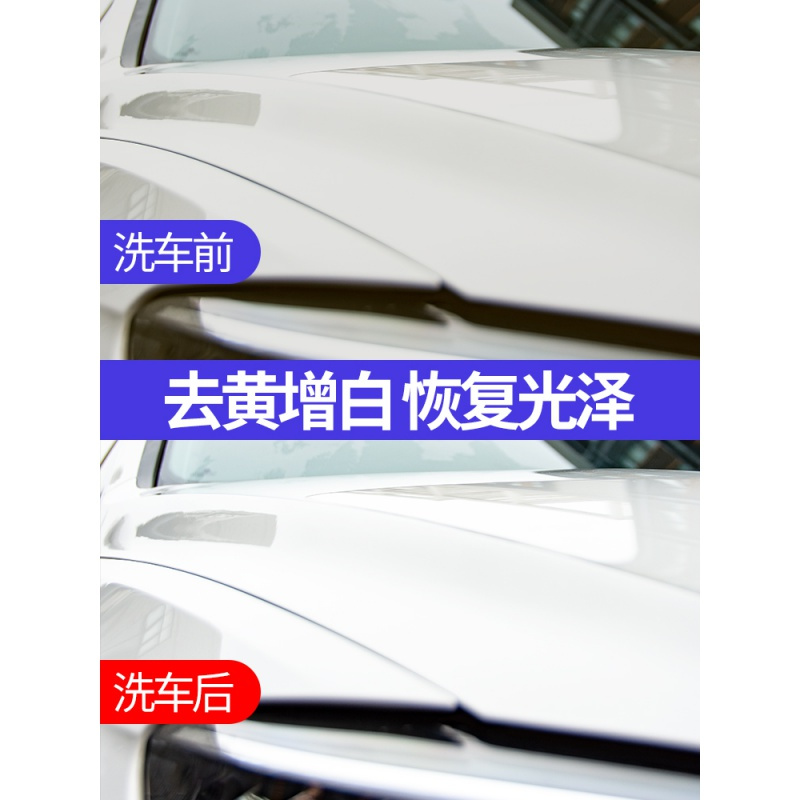 汽车洗车液白车专用强力去污上光水蜡洗车泡沫清洁水蜡