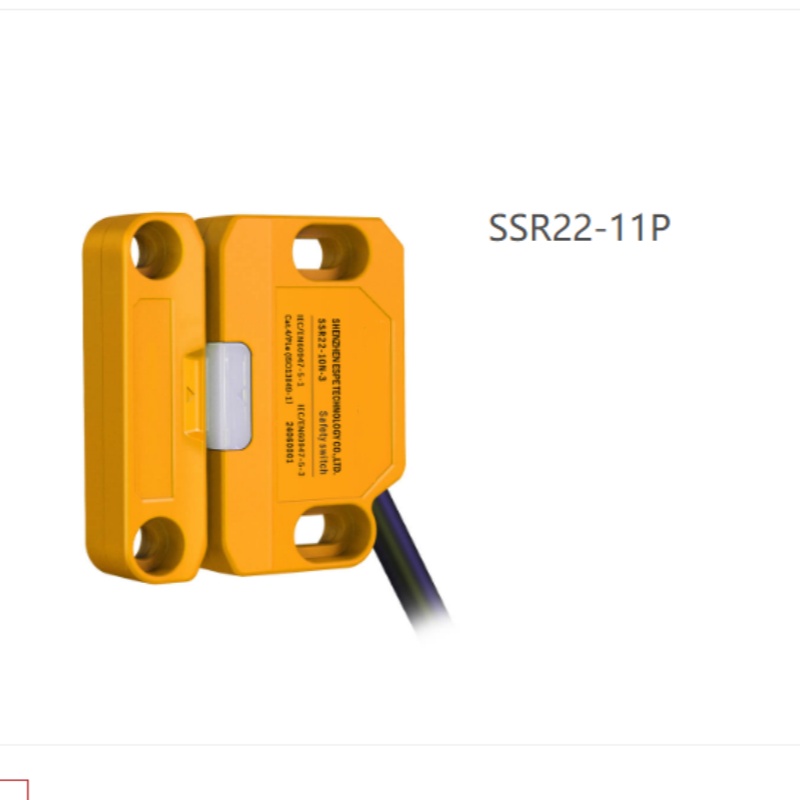 YIPU 高性能安全开关SSR22-11P5 标准型 M12插头母头3米(不含支架及钥匙)
