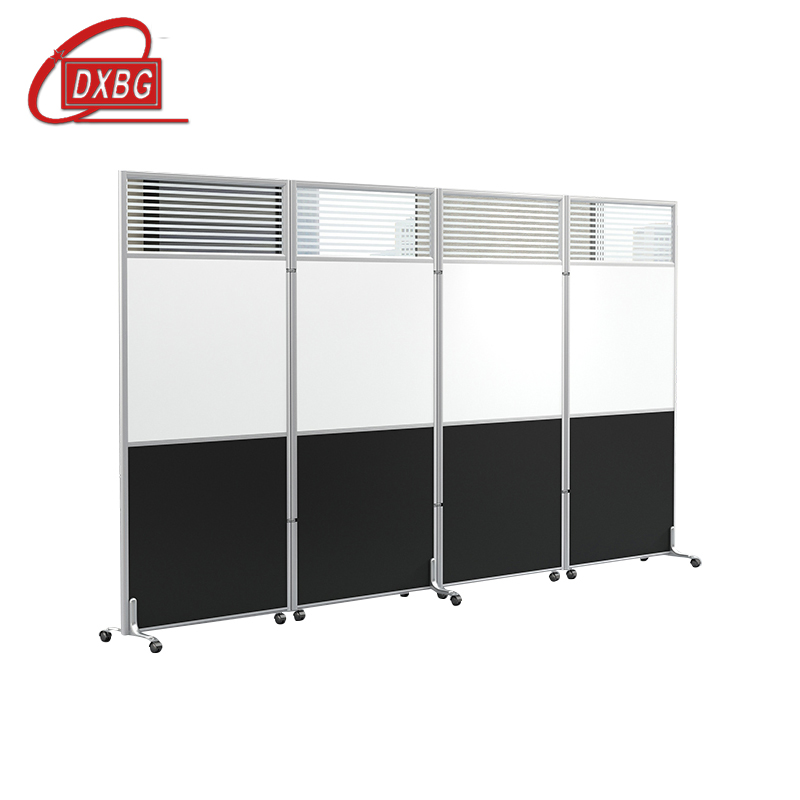 DXBG办公室屏风折叠移动高隔断墙现代简约推拉活动可工厂车间定制简易[工厂现做 7天内发货]