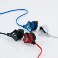 铁三角(Audio-technica)ATH-CHX5 BL 时尚魅力 单体均衡入耳式耳塞耳机 蓝色