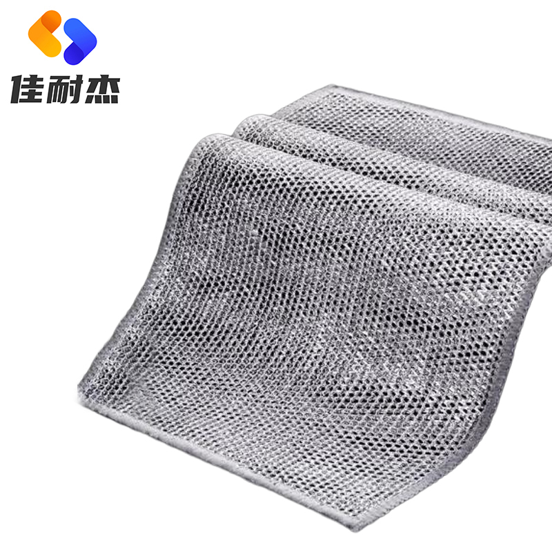 佳耐杰 钢丝抹布洗碗布 30*30cm/条高清大图