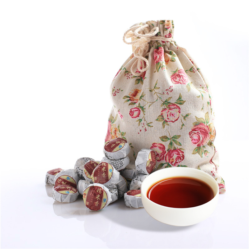 普洱茶 熟茶 糯香迷你小沱茶糯米香沱茶浓香型450克 茶叶