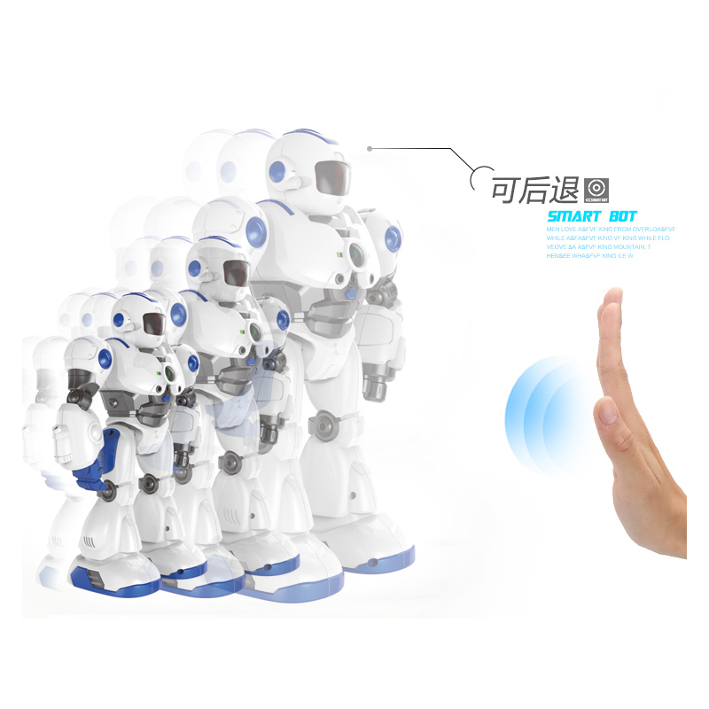 星域传奇(XINGYUCHUANQI) 智能遥控机器人玩具 手感无线遥控儿童电动早教益智唱歌跳舞机械战警 男孩玩具可编程