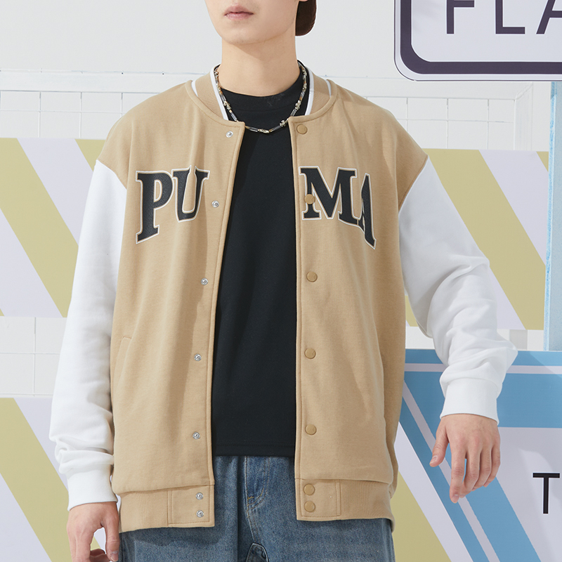 彪马（PUMA）新款男装时尚休闲上衣运动防风夹克外套681267-83 ZP高清大图