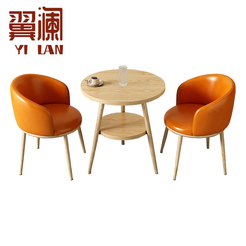 翼澜 洽谈桌 一桌两椅 套高清大图