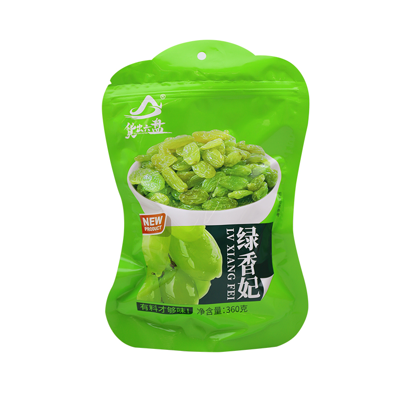 货出六盘 宁夏西吉县休闲零食国产大可果粒 绿香妃360g高清大图