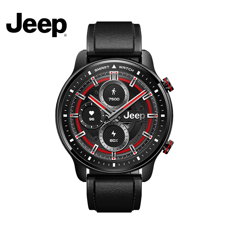 吉普jeep智能手表音乐手表蓝牙通话心率检测电子表p03参数