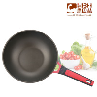 康巴赫帕滕基兴不粘锅炒锅 合金炒菜锅铁锅具 30cm 平底锅家用电磁炉燃气灶明火通用