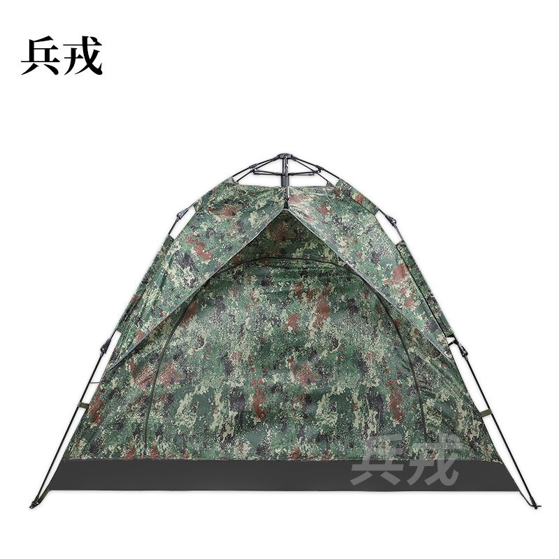 兵戎 户外双人帐篷 郊游防晒野营自动免搭速开帐篷 丛林星空帐篷2*2*1.5米
