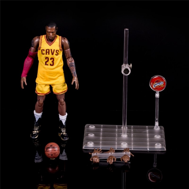 NBA篮球球星手办乔丹库里詹姆斯明星科比模型人偶公仔玩偶摆件 23号乔丹 国产高约22cm高清大图
