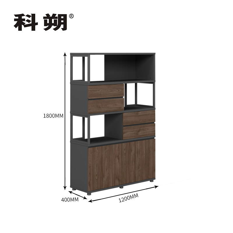 科朔 文件柜 资料柜 木质办公文件 柜职员书柜 办公柜 KSF6083高清大图