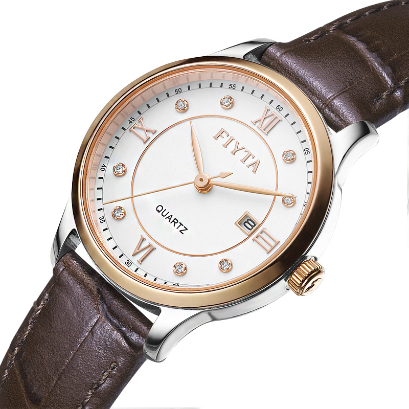 飞亚达手表女皮带石英表女表简约潮流女士手表腕表防水dl802052