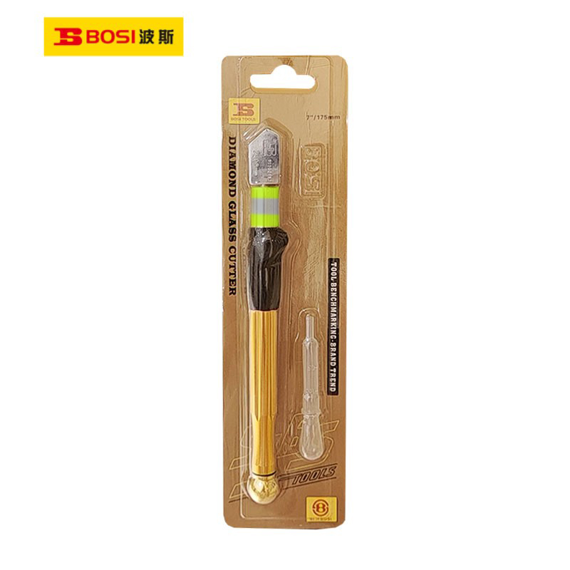 波斯(BOSI) 荧光系列高档玻璃刀 7寸/175mm 把