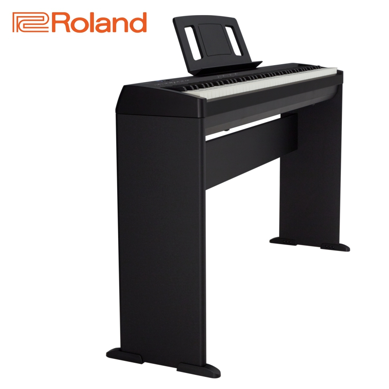 罗兰自营(Roland)电钢琴fp10 FP-10智能电子钢琴88键重锤便携式初学者家用官方标配+双人琴凳+耳机全套礼包