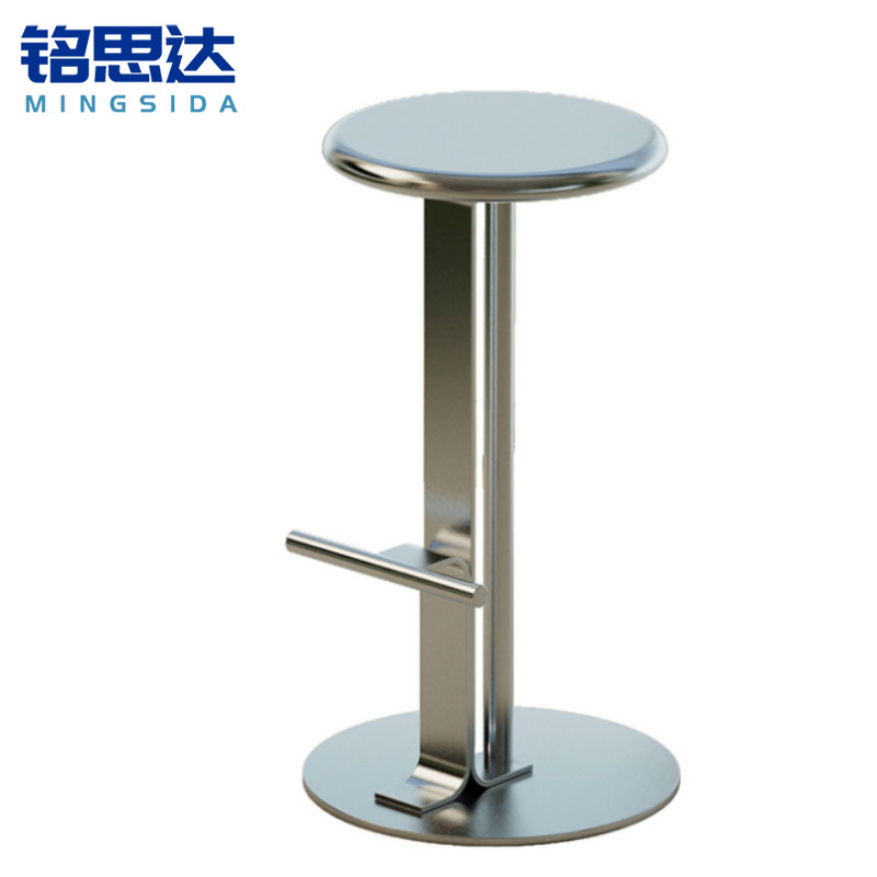 铭思达吧台椅不锈钢75cm把高清大图