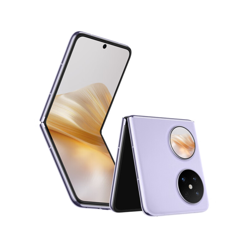 华为 Pocket 2 折叠屏(LEM-AL00)12GB+512GB 大溪地灰/洛可可白/雅黑/芋紫标准版高清大图