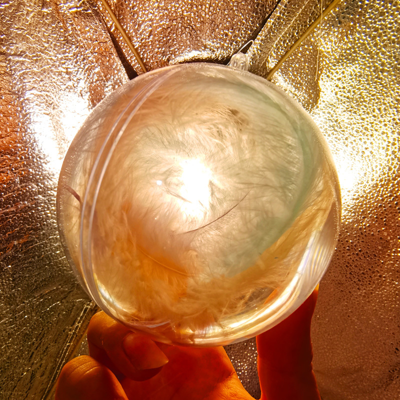 装]装饰透明球店铺教室圣诞节日布置创意吊顶天花板小挂件挂饰空心球>