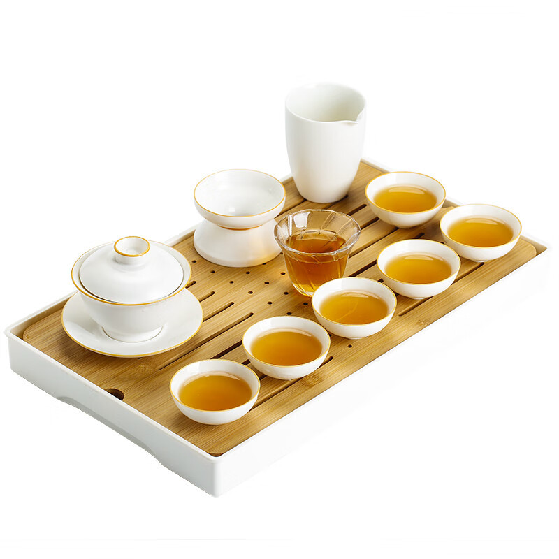 苏氏陶瓷(SUSHI CERAMICS) J0139 脂白简约功夫茶具 200m1 (单位:套)