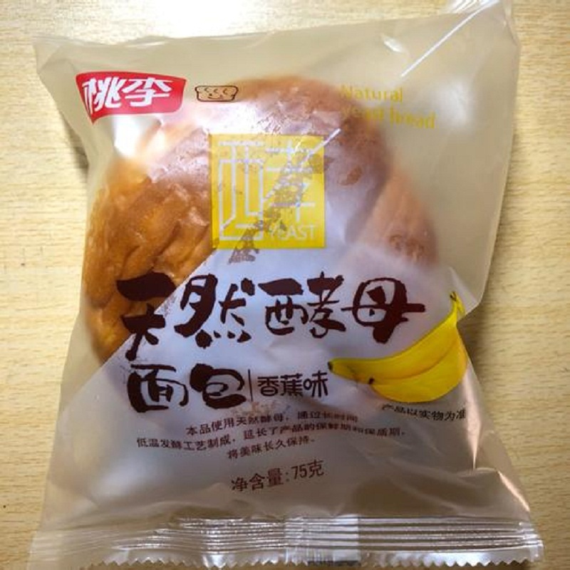 桃李天然酵母面包(香蕉味味)75g