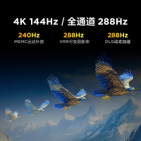 雷鸟 鹏7 25款 65英寸 144Hz高刷 家电国家补贴 4+64GB 超薄液晶平板电视机65S385C Pro-JN