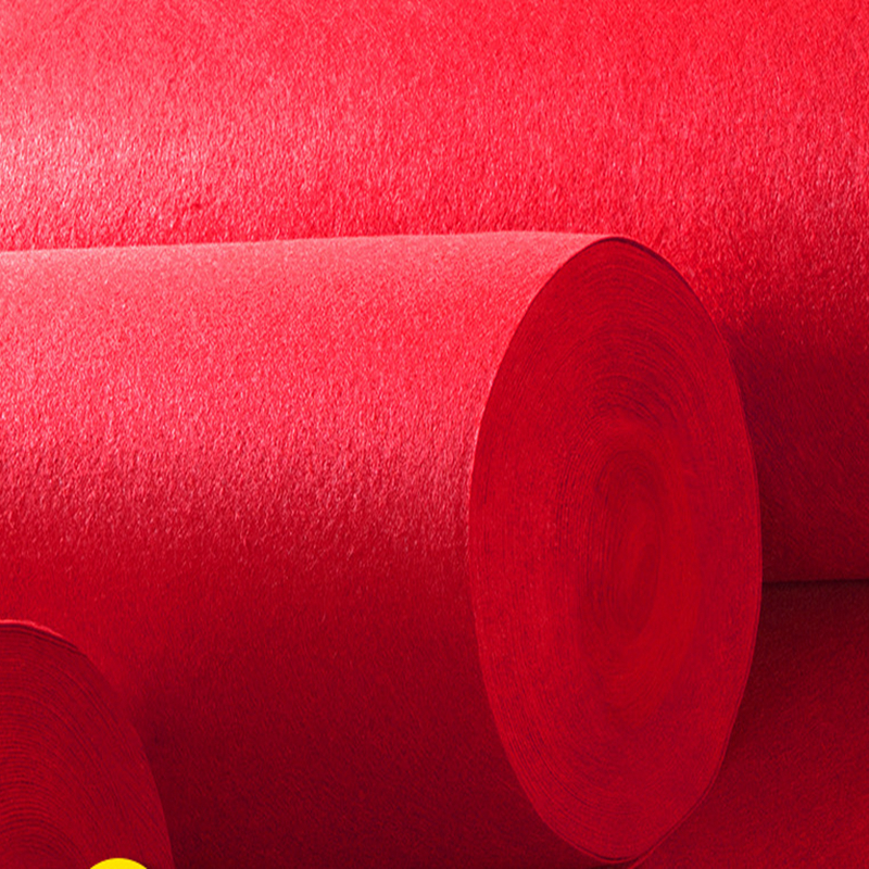 艾洛苏红色地毯结婚舞台展会开业一次性红地毯加厚定制庆典展览婚庆