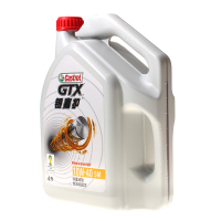 嘉实多(Castrol)银嘉护10W-40 SM 矿物质机油 4L*6瓶(整箱装)