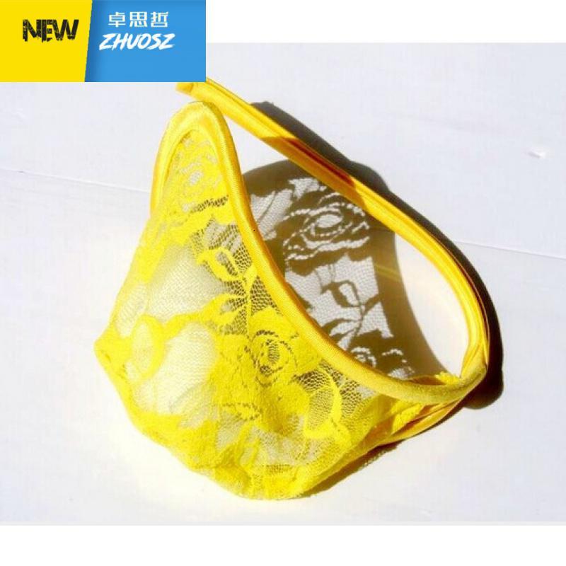 男女士性感情侣内裤内衣c字裤蕾丝透明裤无痕裤头c裤胖瘦皆宜 卓思哲