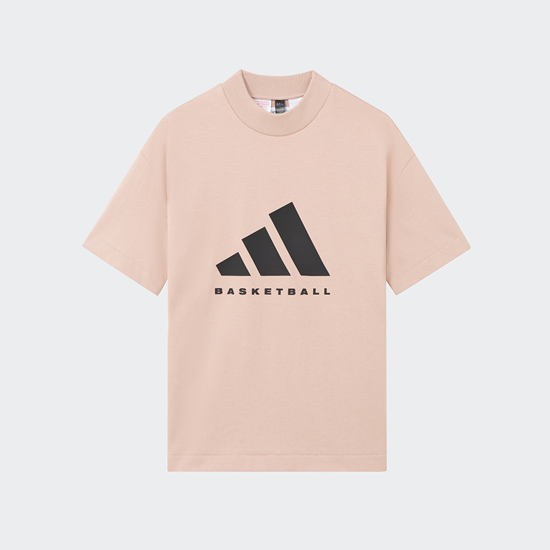 adidas童装字母logo印花运动休闲短袖t恤男童珍珠烟灰je3940视频