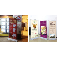 顺洁定制铝合金易拉宝展示架