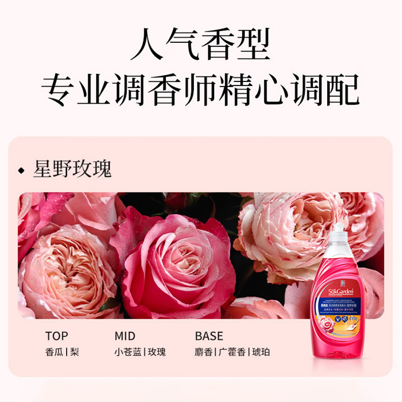 蔬果园 SGY0524 高倍浓缩香氛地板水 500g(瓶) 星野玫瑰高清大图