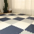 【南极人】泡沫地垫儿童爬行垫卧室爬爬垫拼接地垫家用榻榻米拼图地板垫加厚_686 30*30*2.5CM/20片送边条（无甲醛） 藏青+灰+白