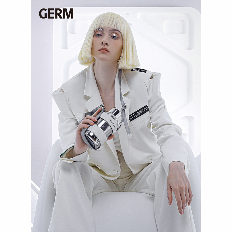 格沵 米奇系列成人智能保温杯GPS-2130VP-MK 银色高清大图